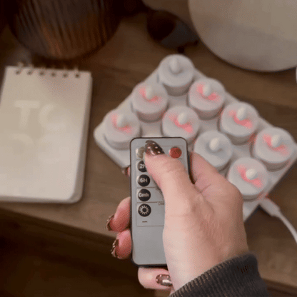 LEDキャンドルの点灯イメージ
